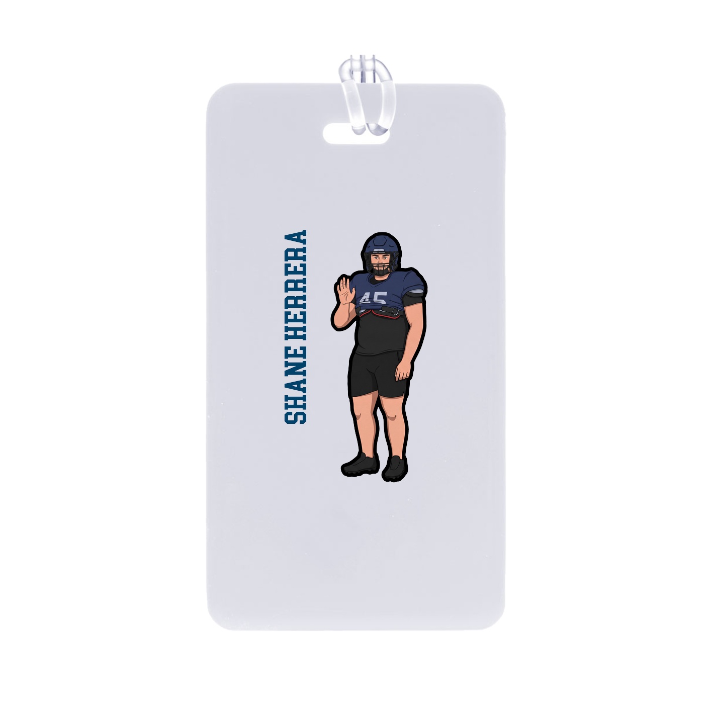 Bag Tag — Name Vertical in Classic