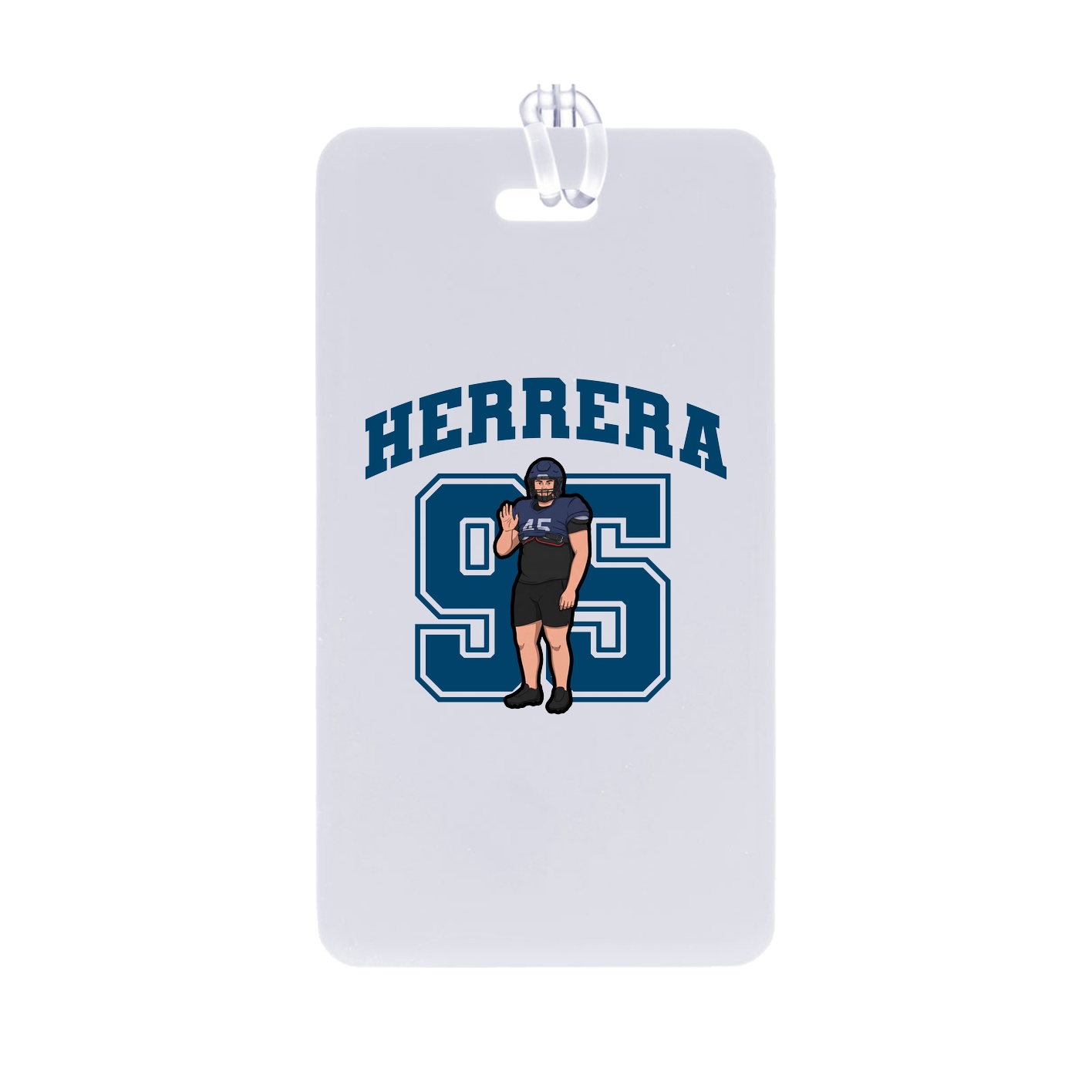 Bag Tag — Number in Classic