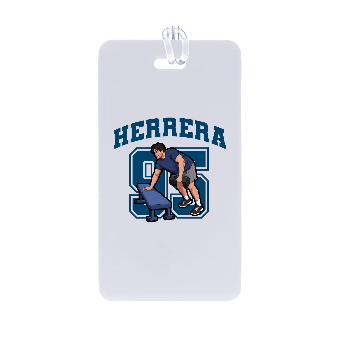 Bag Tag — Number in Classic