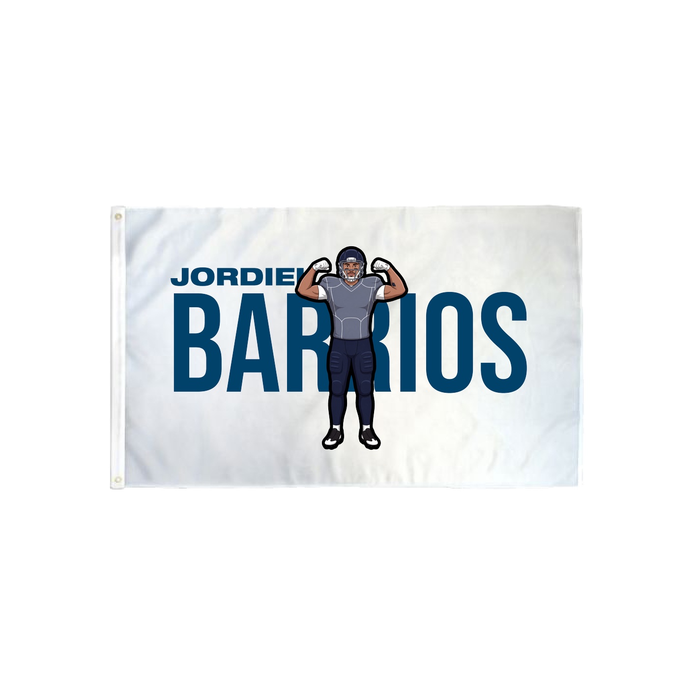3x5 Flag — Player Name in Classic