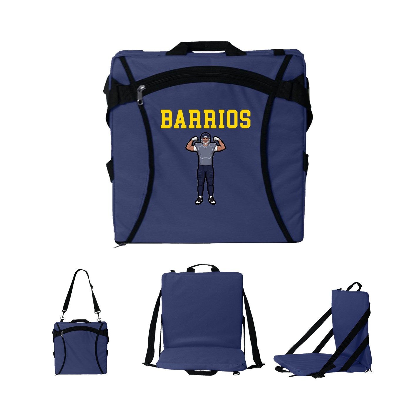 Folding Stadium Seat — Shirsey in Navy