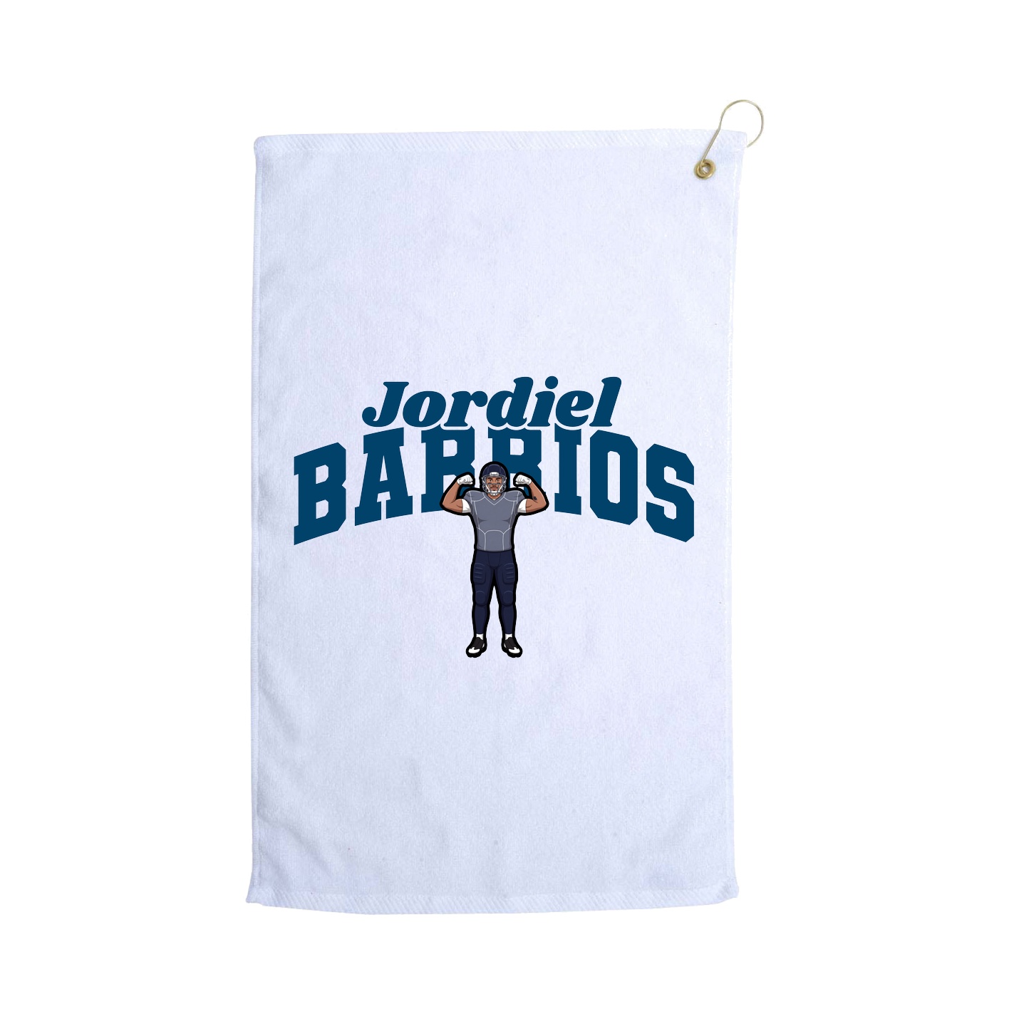 Golf Towel — Signature Arch in White