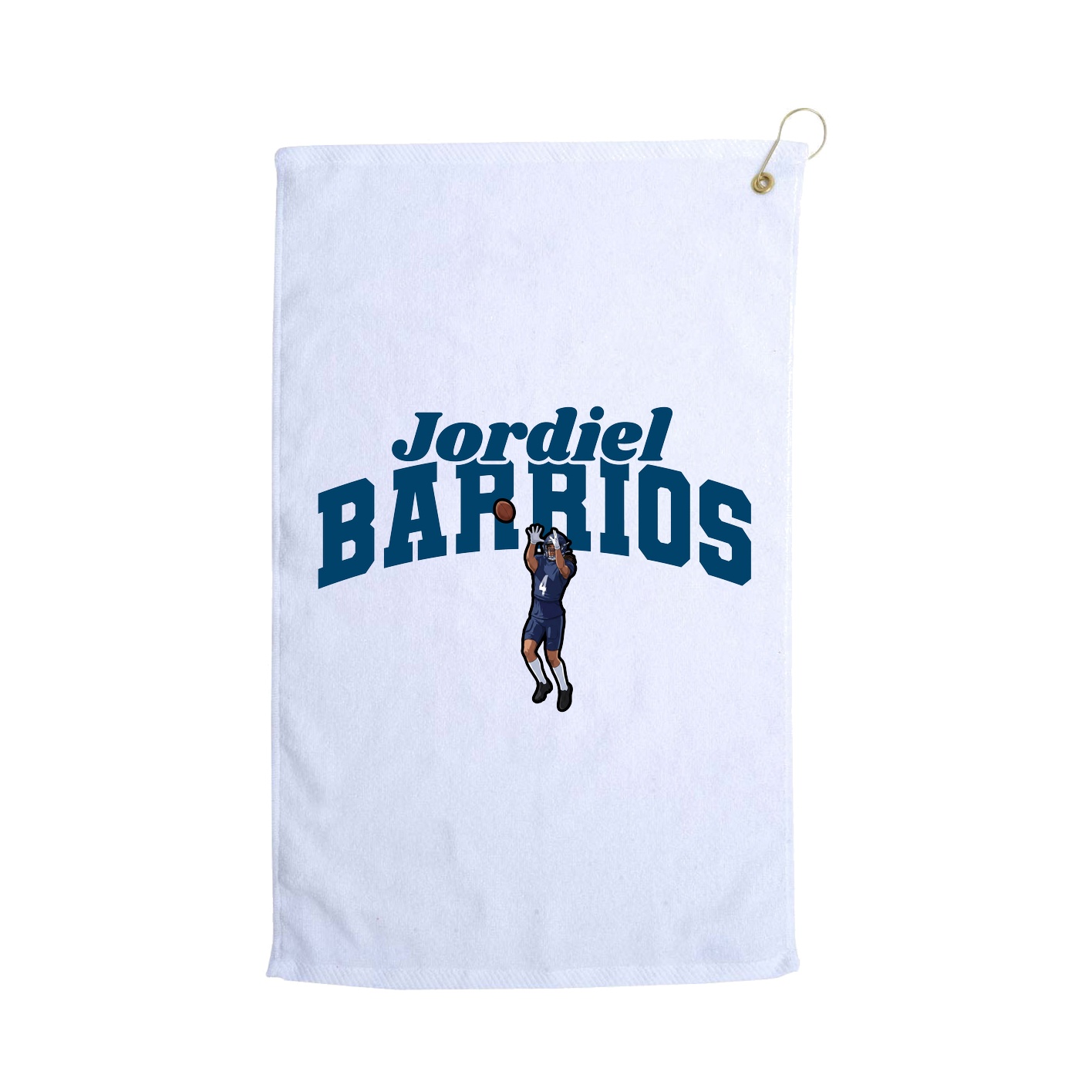 Golf Towel — Signature Arch in White