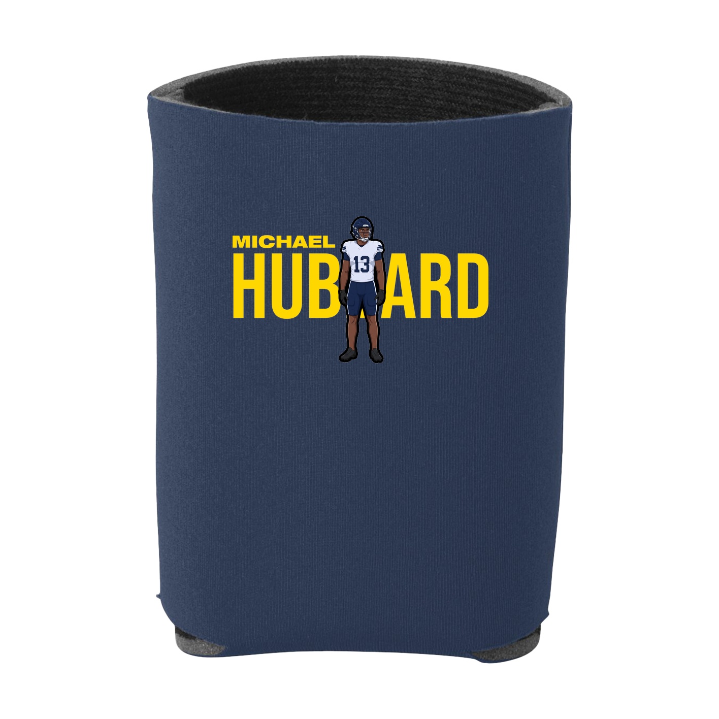 Can Holder — Player Name in Navy