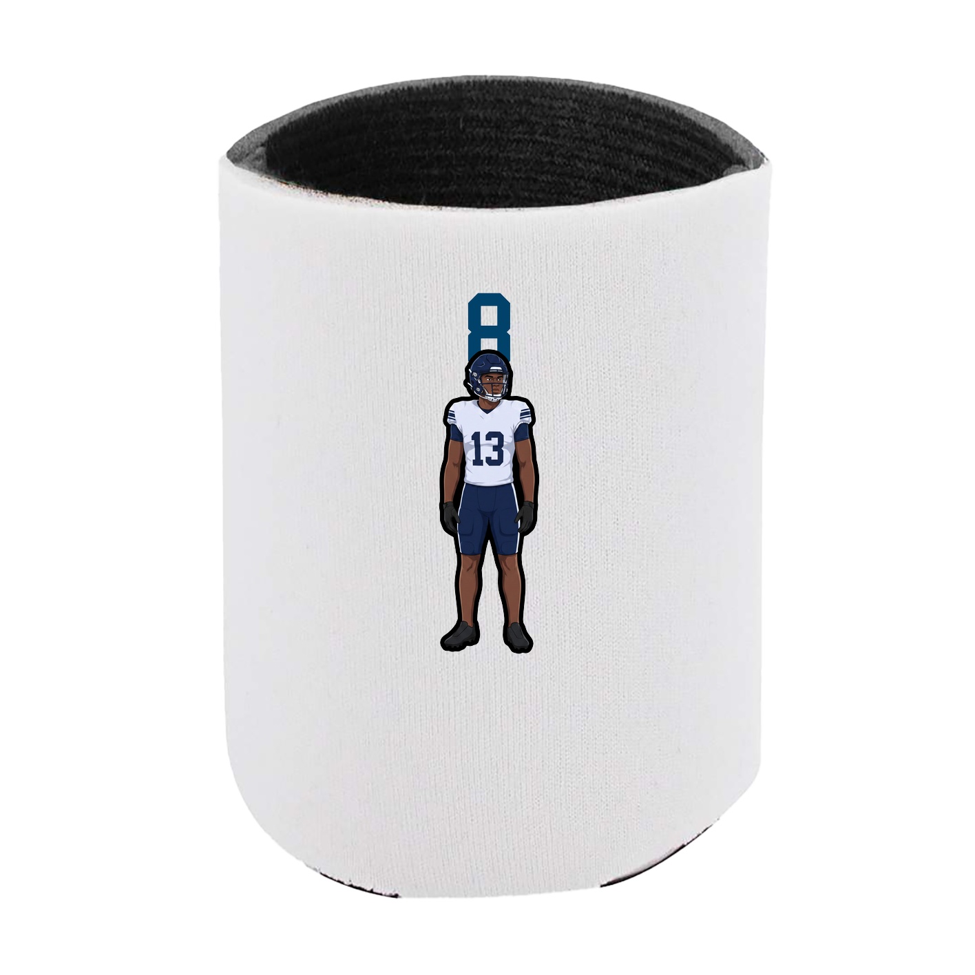 Can Holder — Number Top in White