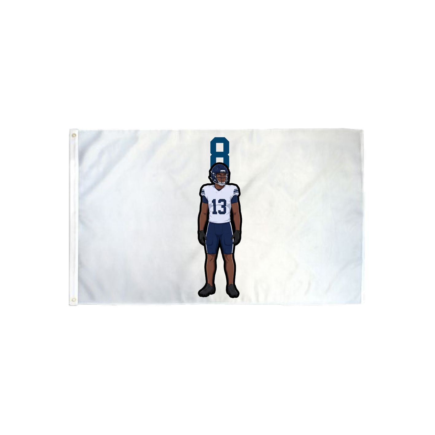 3x5 Flag — Number Top in Classic