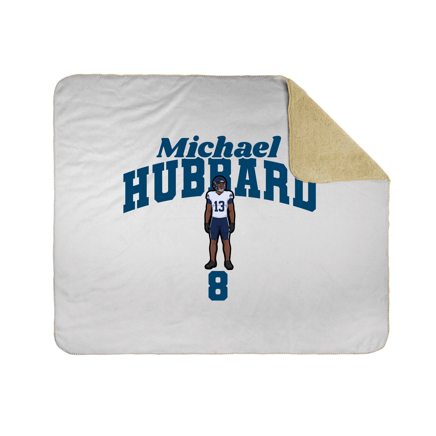 Throw Blanket — Signature Arch in White
