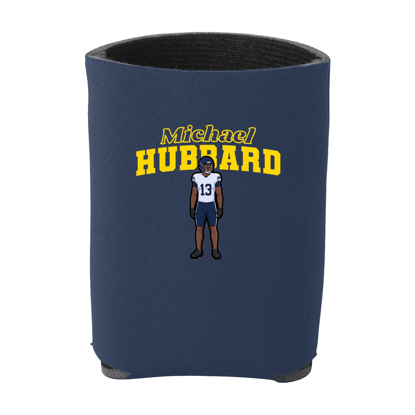 Can Holder — Name Arch in Navy