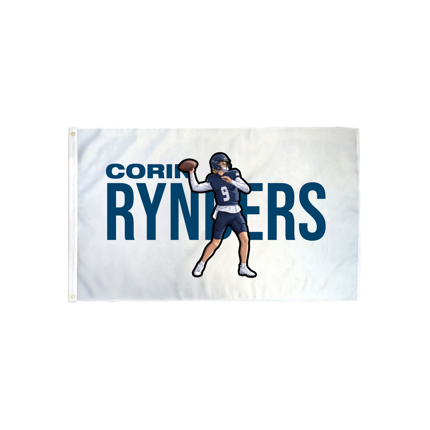 3x5 Flag — Player Name in Classic