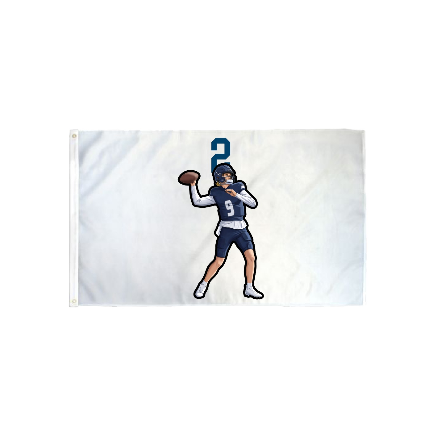 3x5 Flag — Number Top in Classic