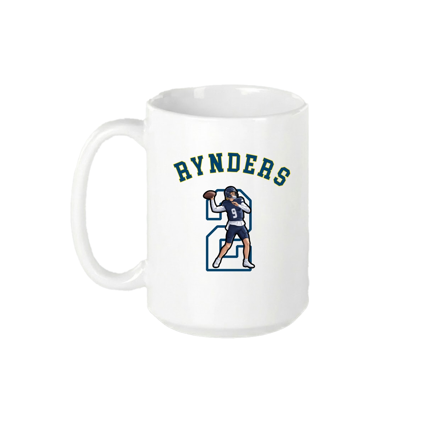 15oz Coffee Mug — Shirsey Arch in White