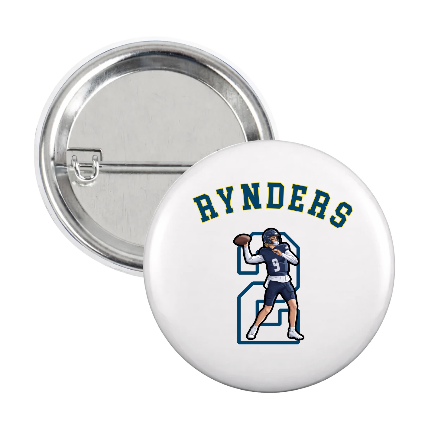 Game Day Button — Shirsey Arch in White