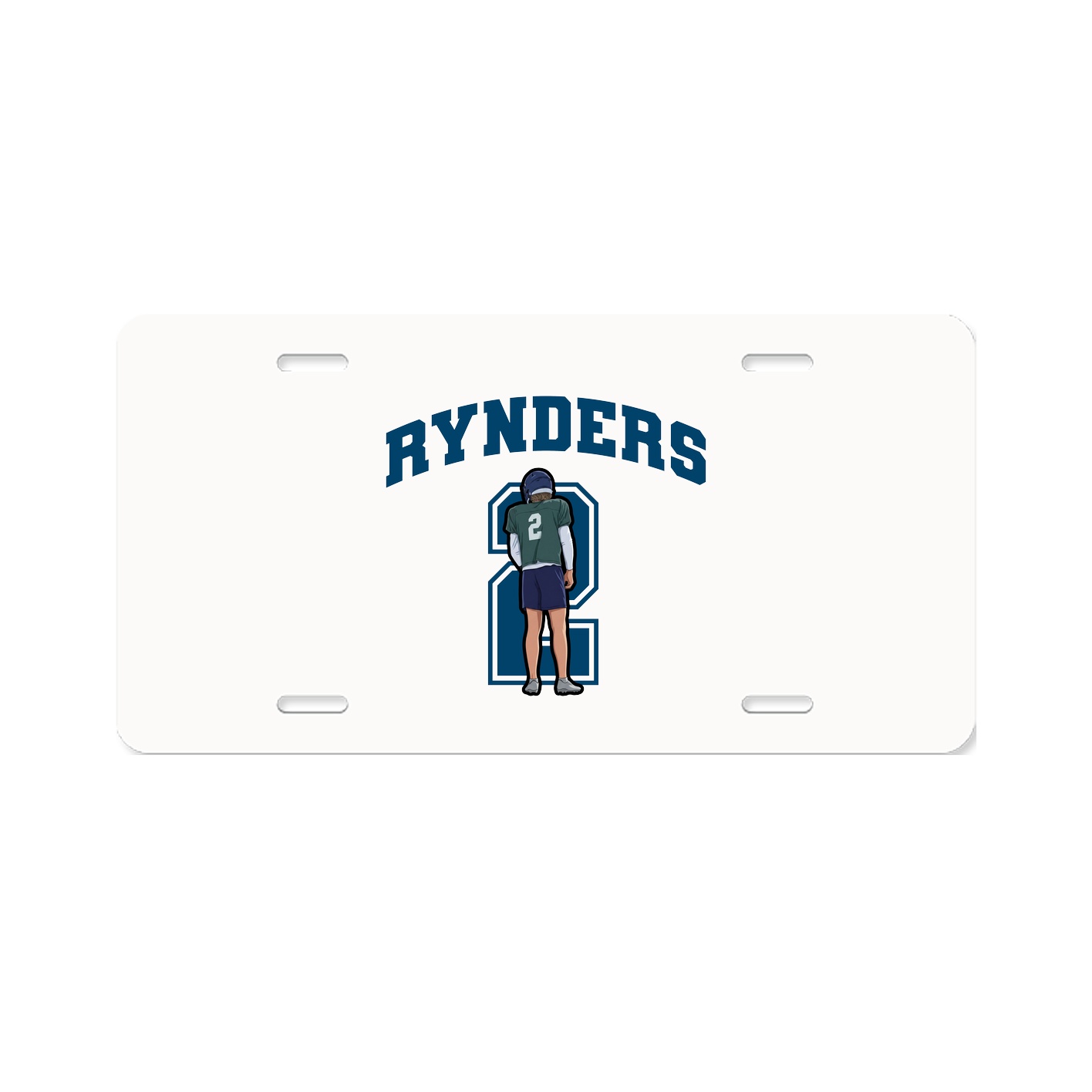 License Plate — Number in Classic