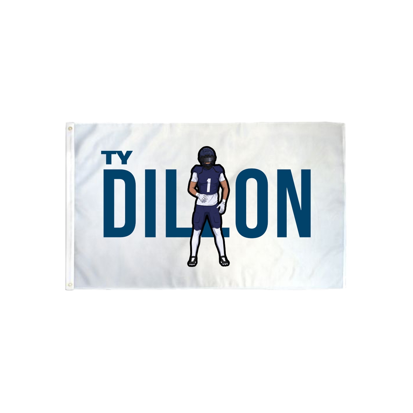 3x5 Flag — Player Name in Classic