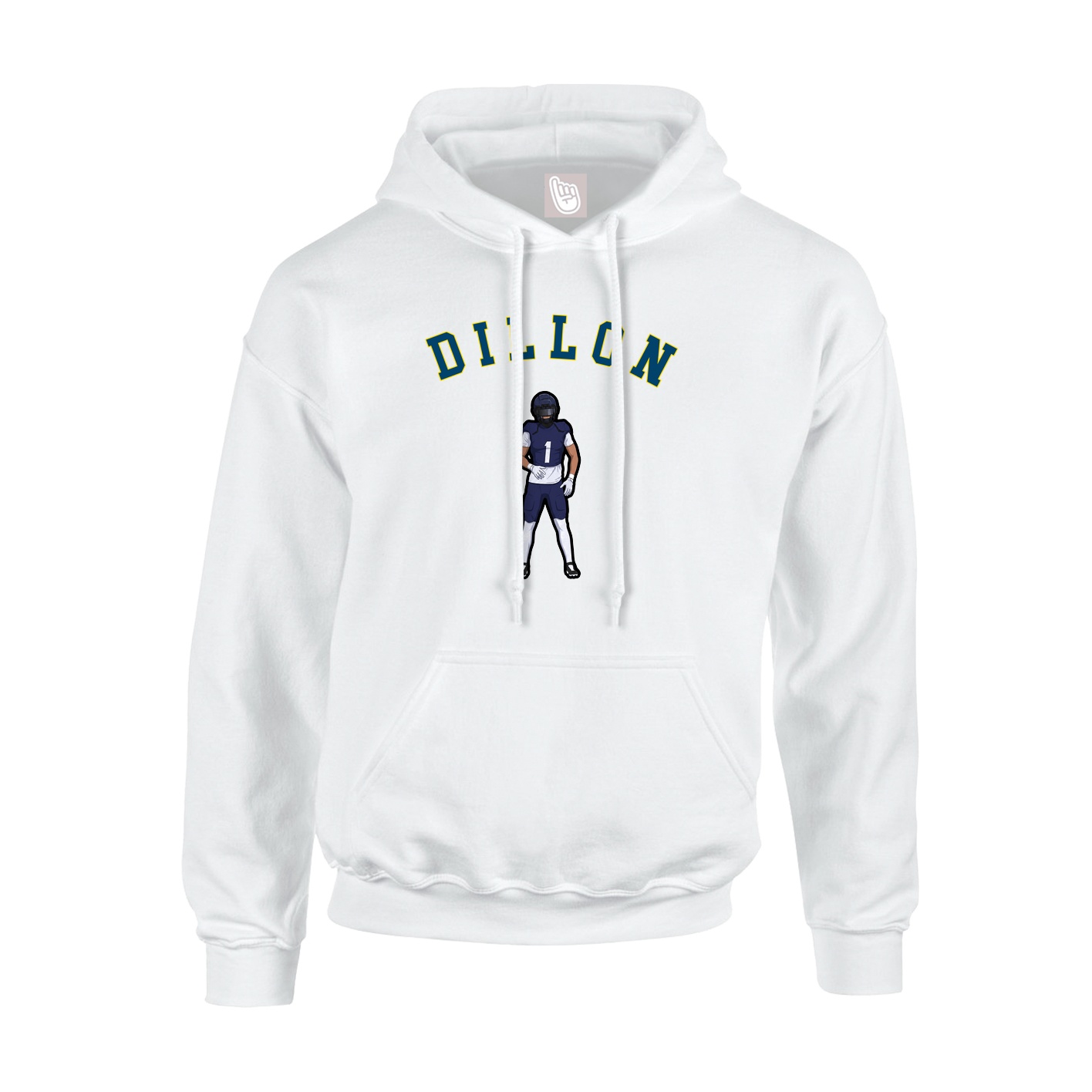 Hoodie — Shirsey Arch in White