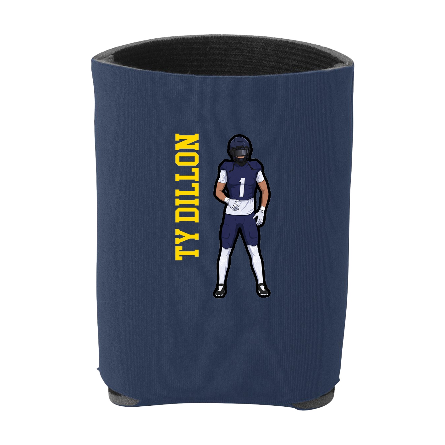 Can Holder — Name Vertical in Navy