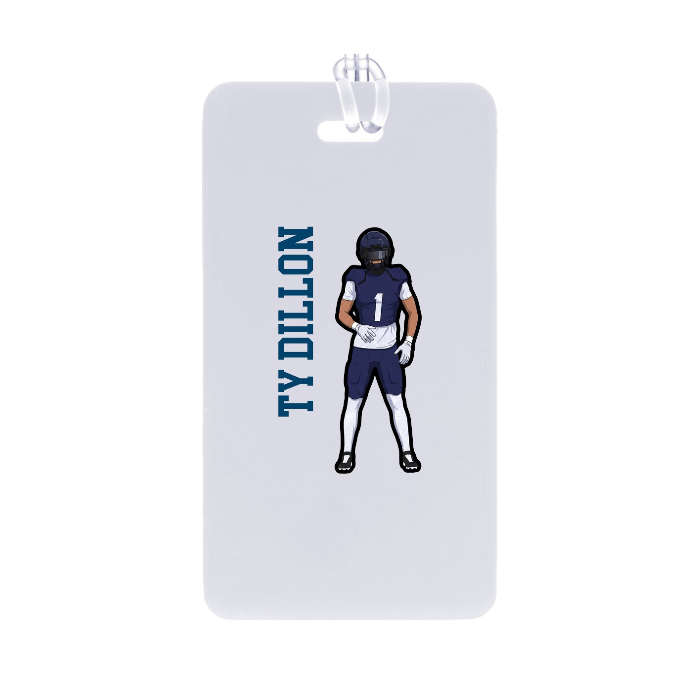 Bag Tag — Name Vertical in Classic
