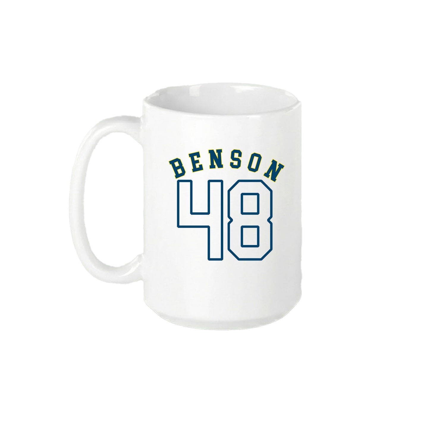 15oz Coffee Mug — Shirsey Arch in White