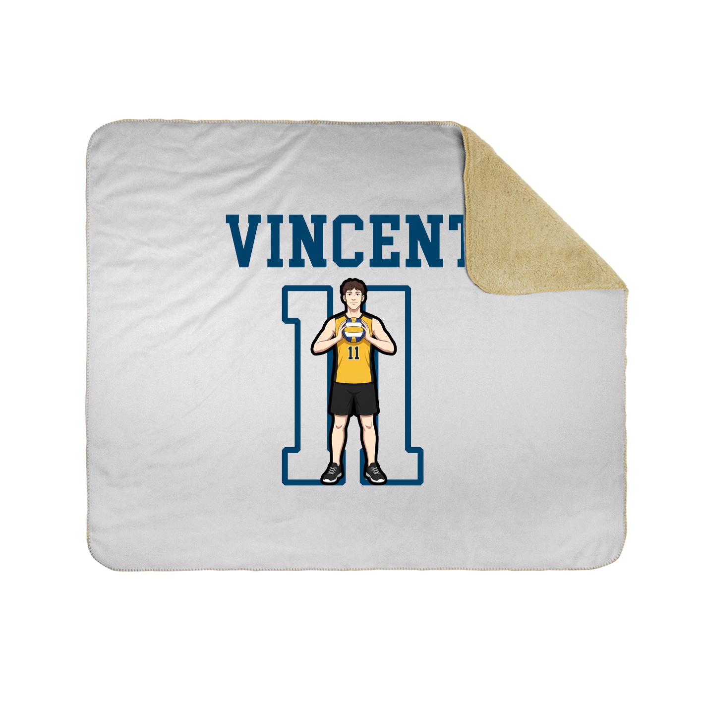 Throw Blanket — Shirsey in White