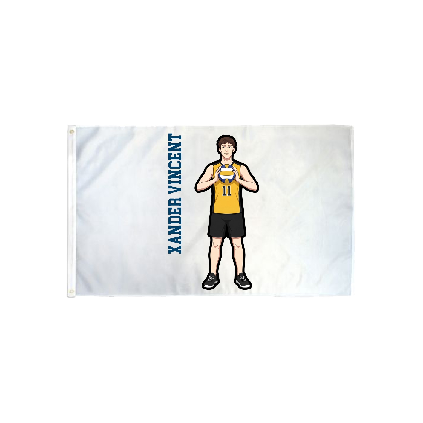 3x5 Flag — Name Vertical in Classic