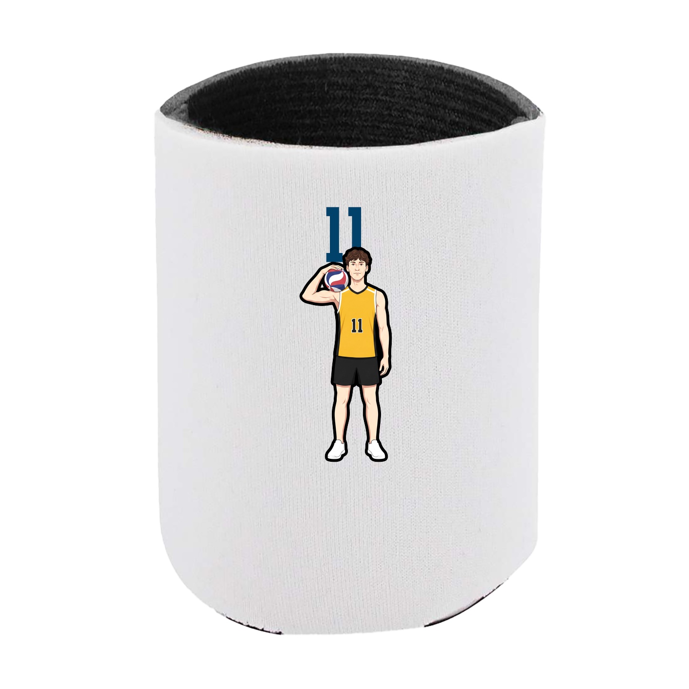 Can Holder — Number Top in White