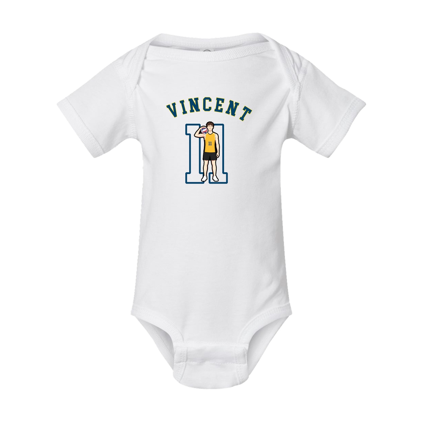 Baby Onesie — Shirsey Arch in White