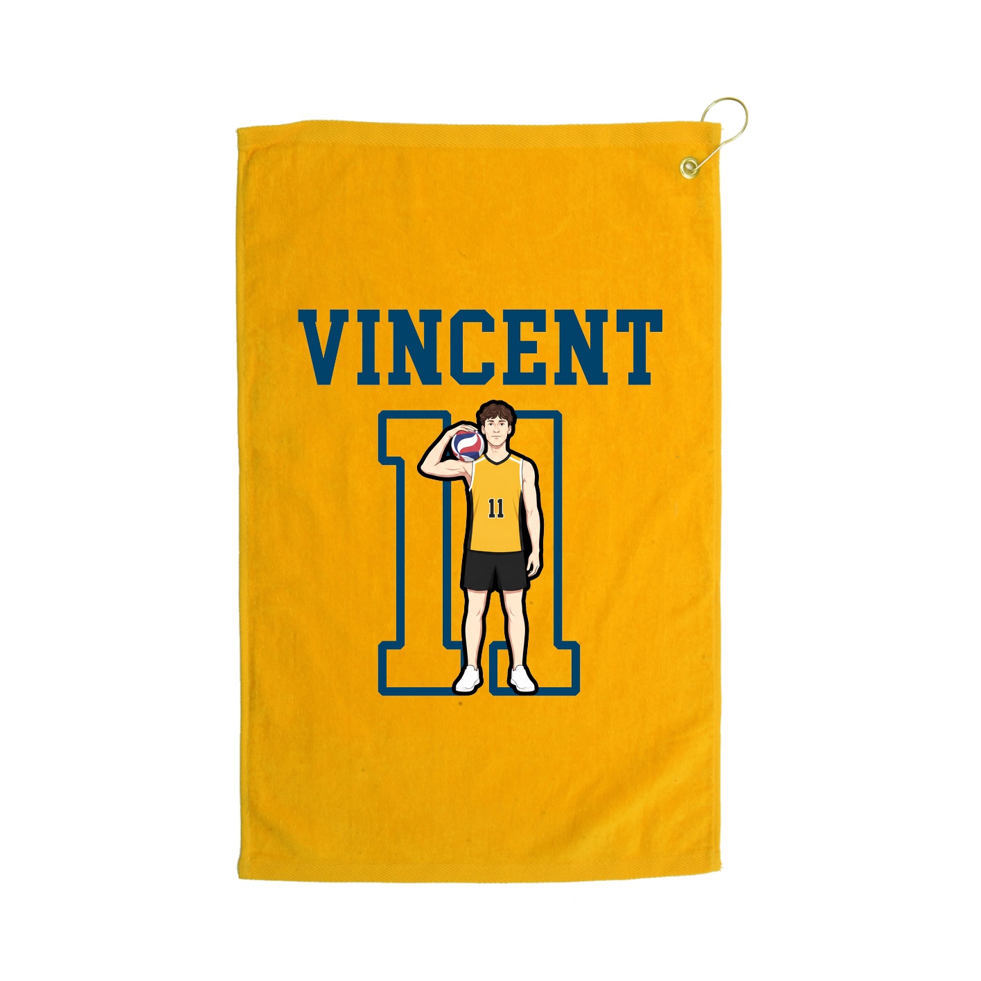 Golf Towel — Shirsey in Gold