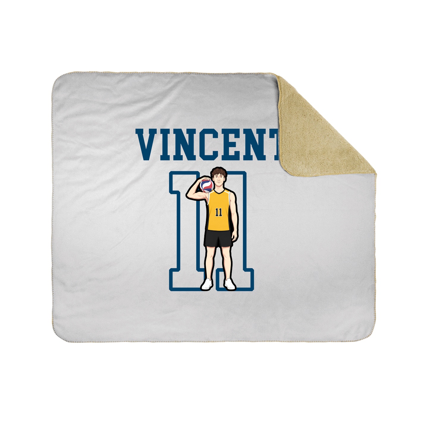Throw Blanket — Shirsey in White