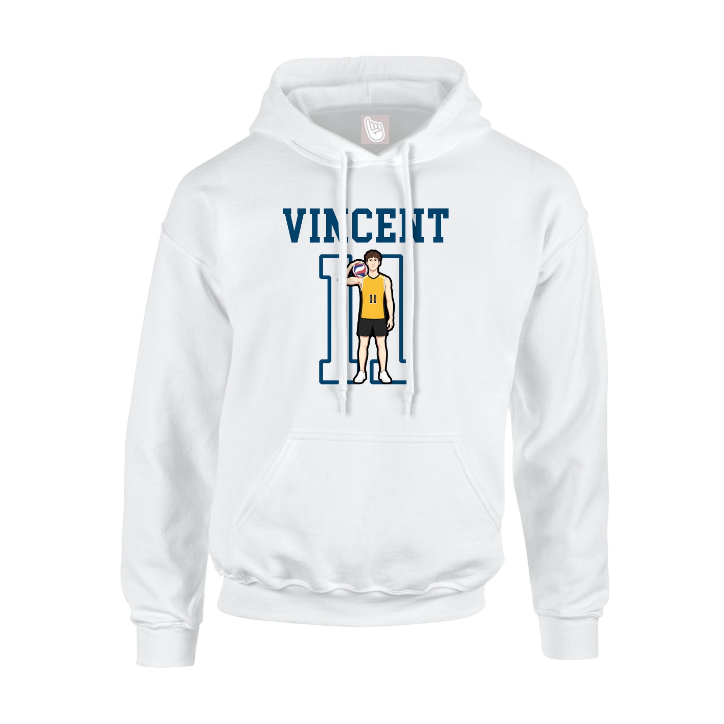 Youth Hoodie — Shirsey in White