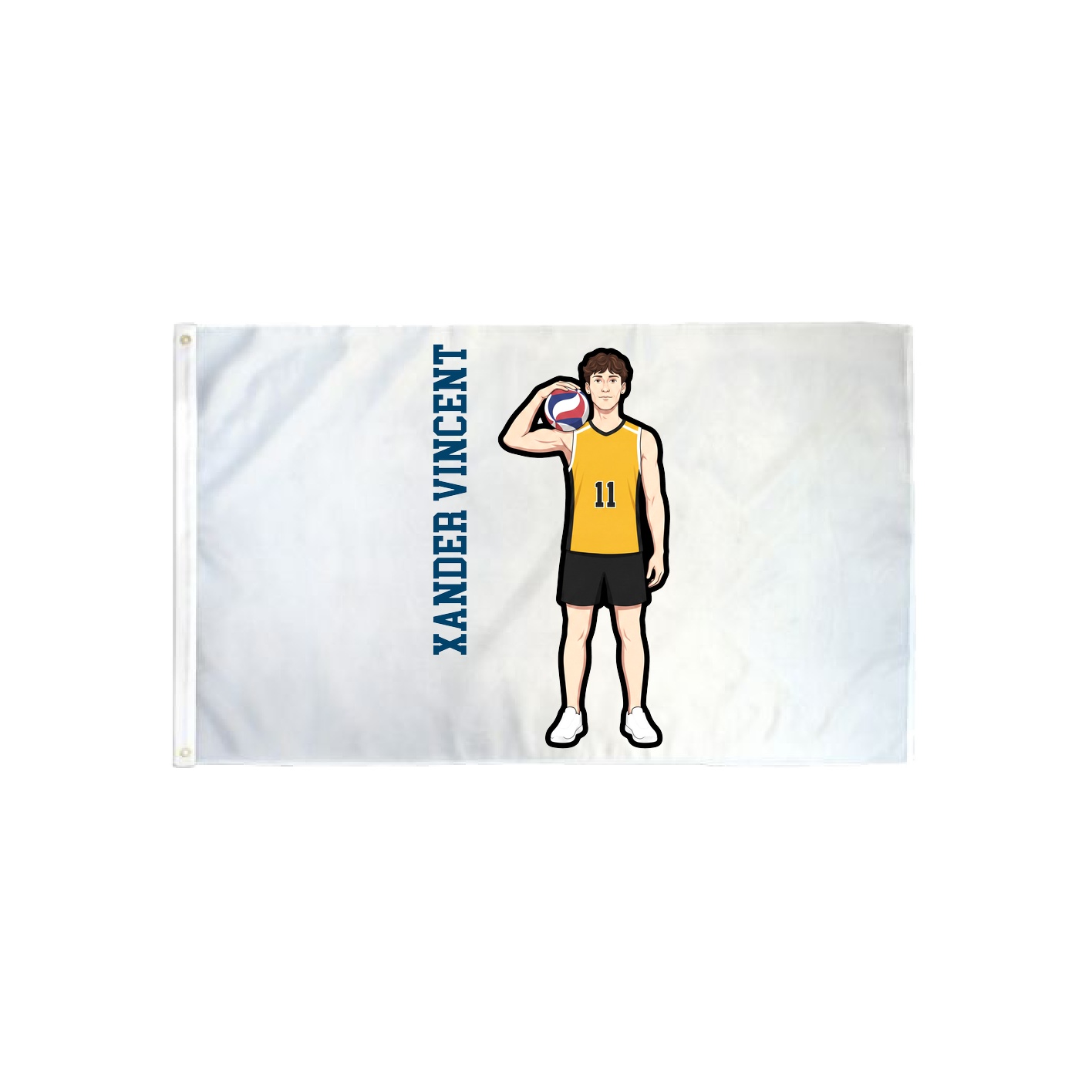 3x5 Flag — Name Vertical in Classic