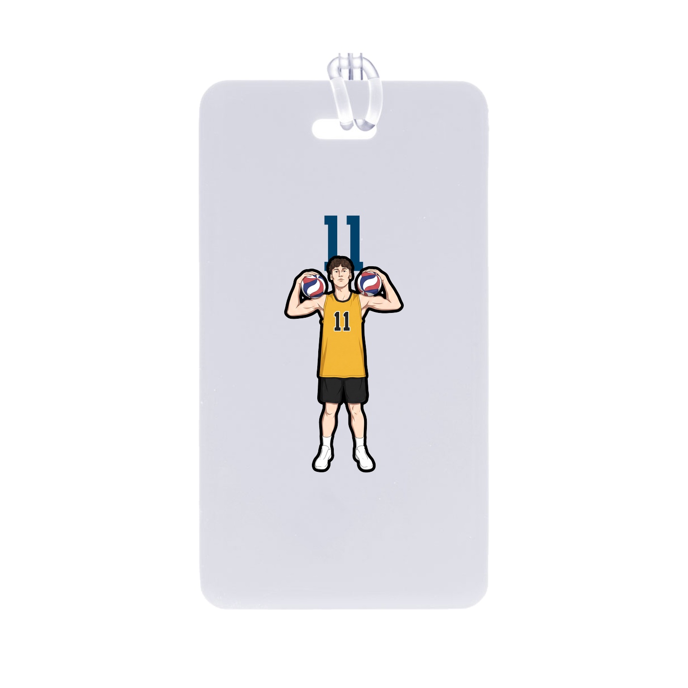 Bag Tag — Number Top in Classic