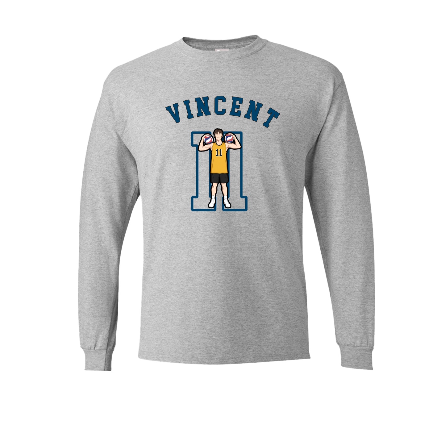 Long Sleeve Tee — Shirsey Arch in Grey