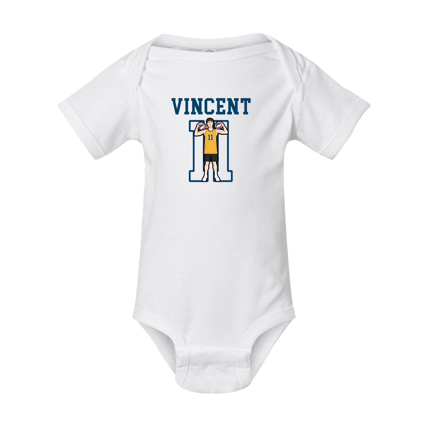 Baby Onesie — Shirsey in White
