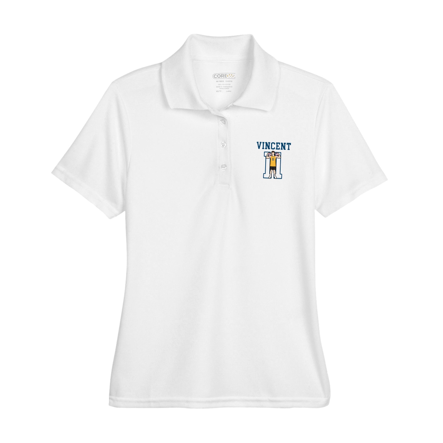 Womens Performance Polo — Shirsey in White