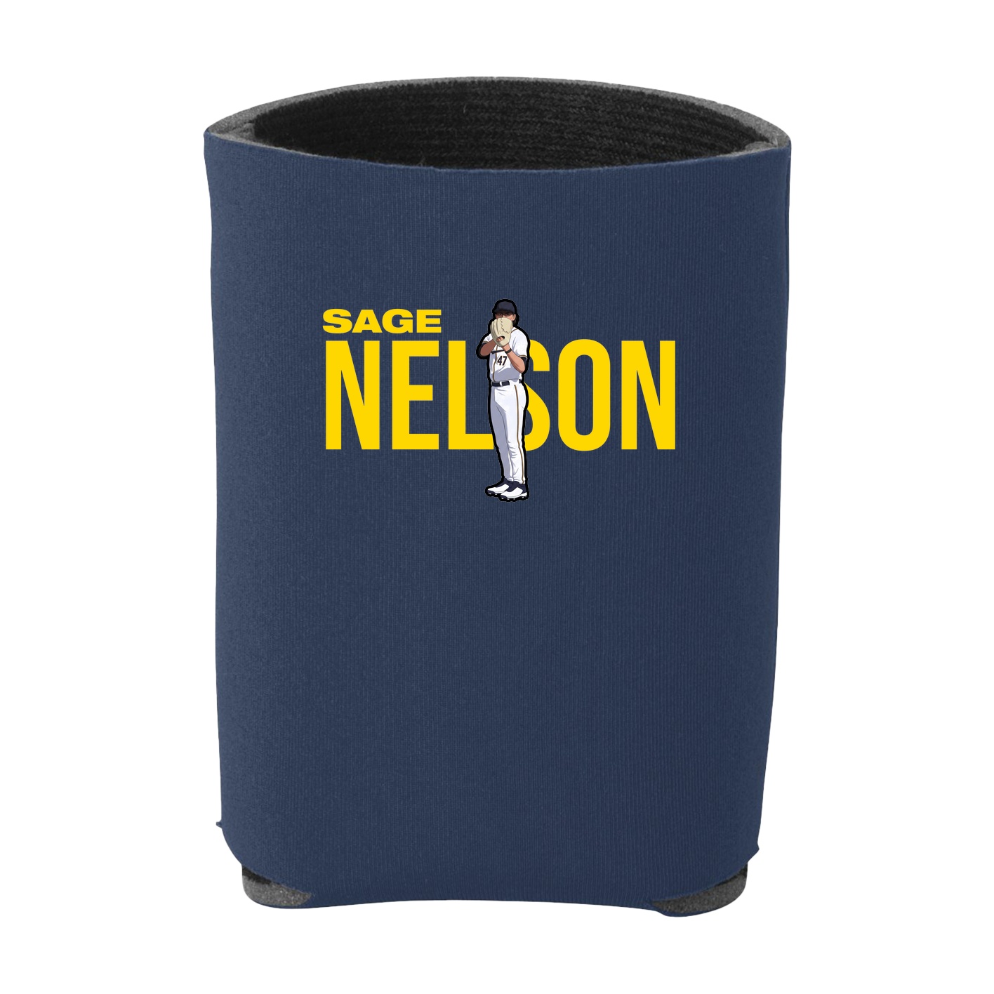 Can Holder — Player Name in Navy