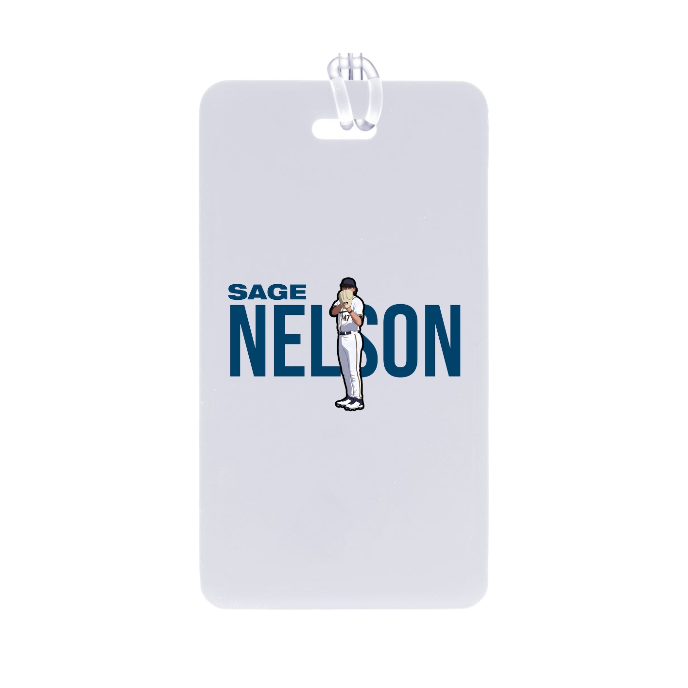 Bag Tag — Player Name in Classic