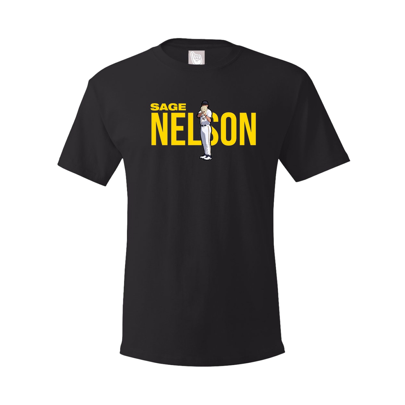 Youth Tee — Player Name in Black