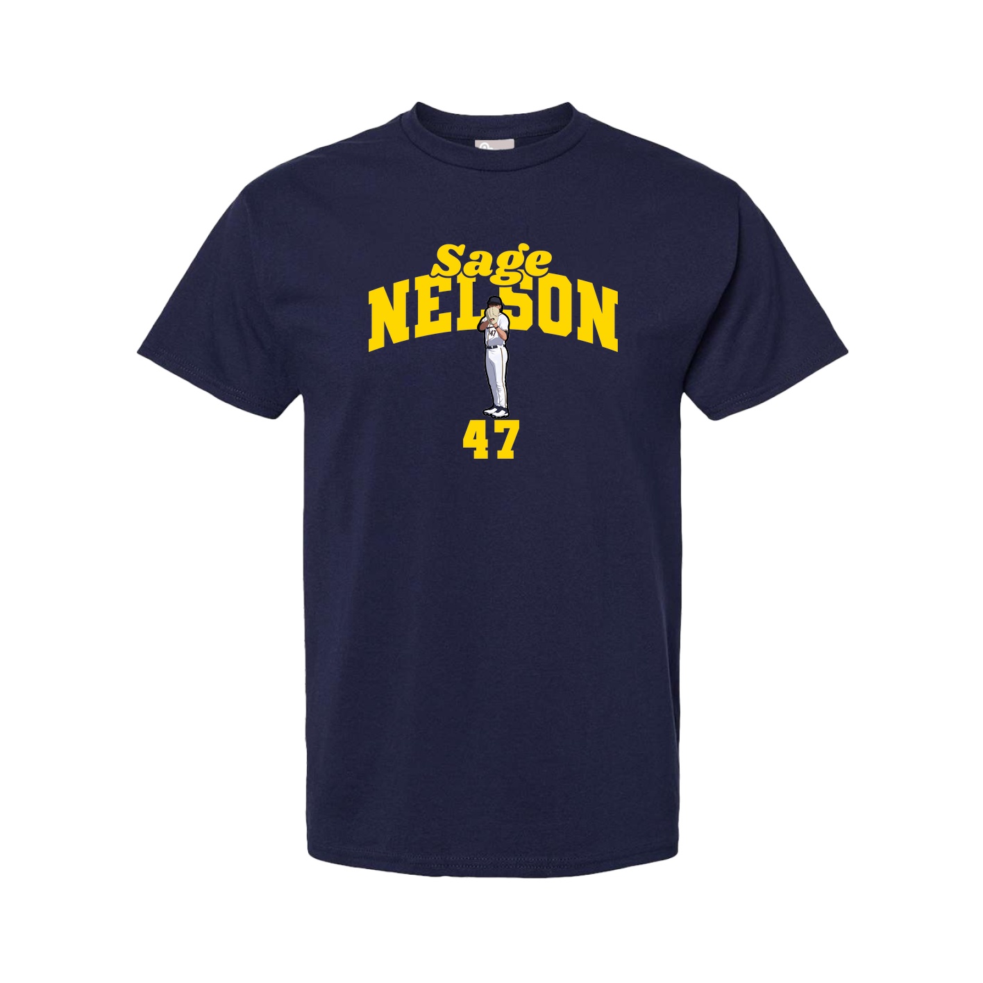 Tee — Signature Arch in Navy