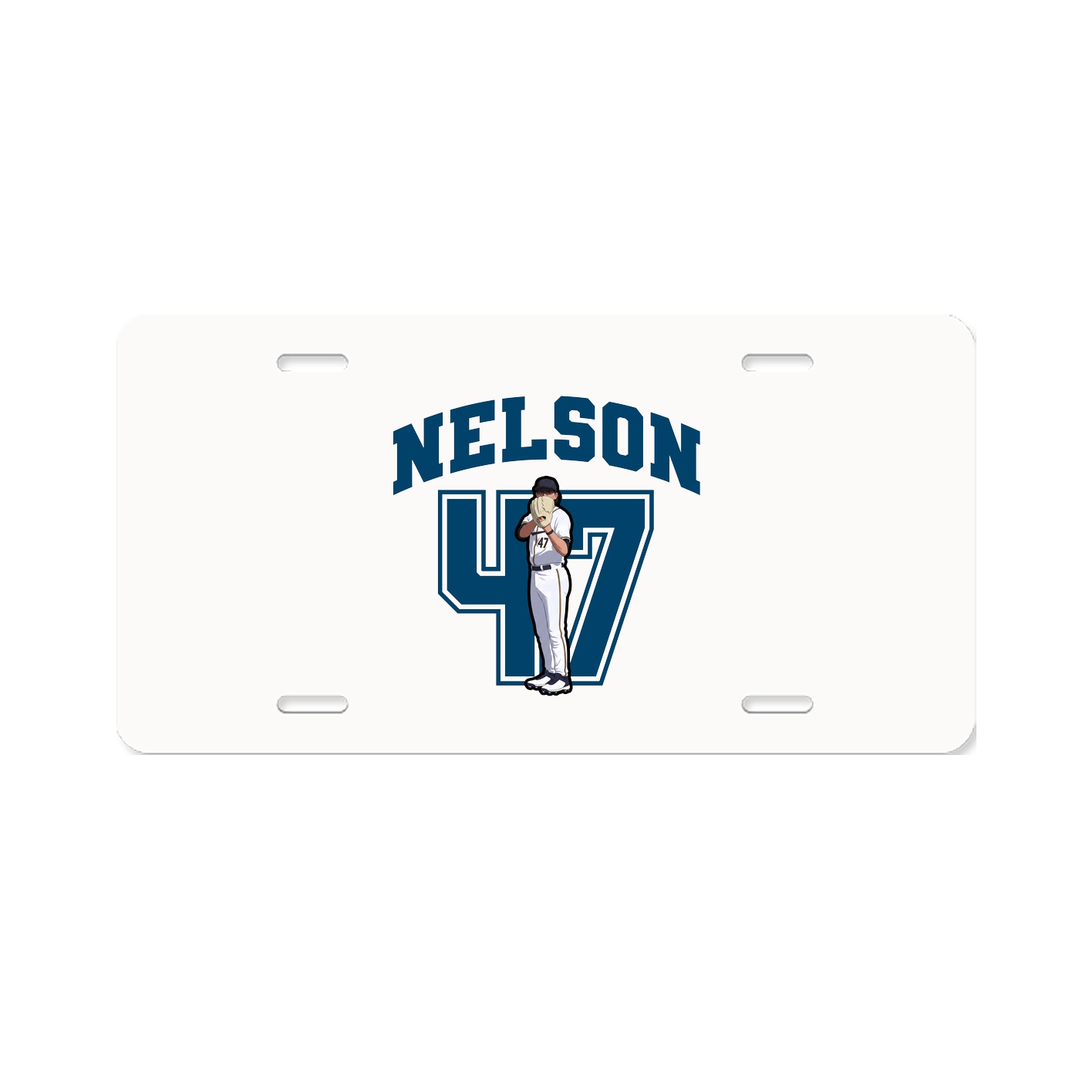 License Plate — Number in Classic