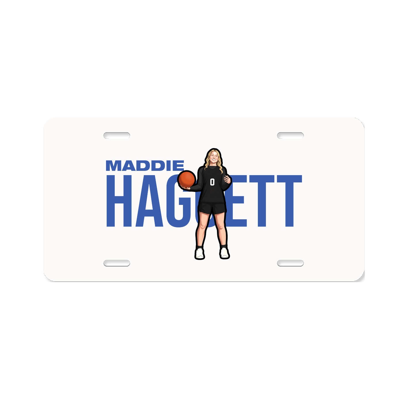 License Plate — Player Name in Classic