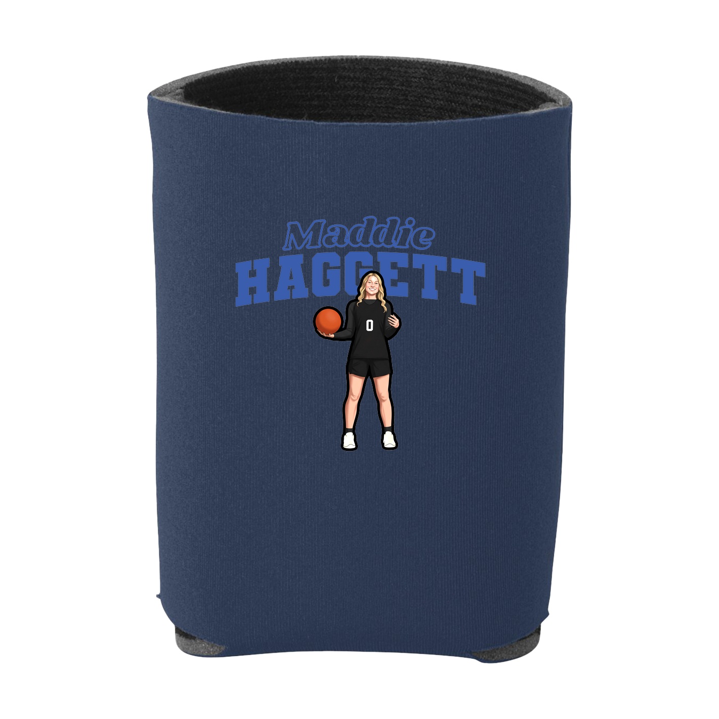 Can Holder — Name Arch in Navy
