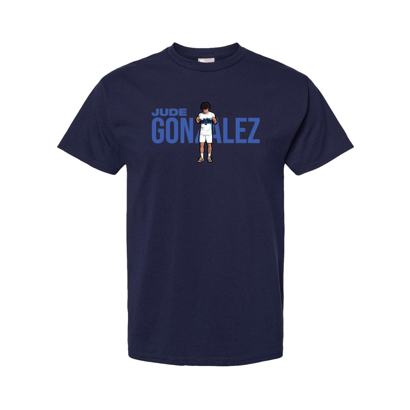 Tee — Player Name in Navy