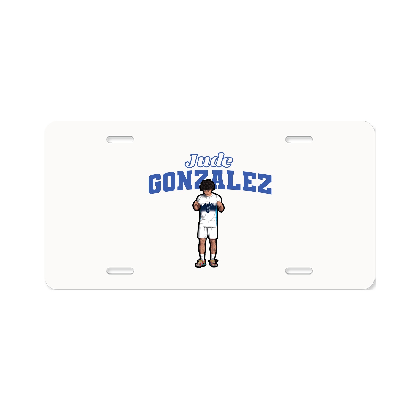 License Plate — Name Arch in Classic