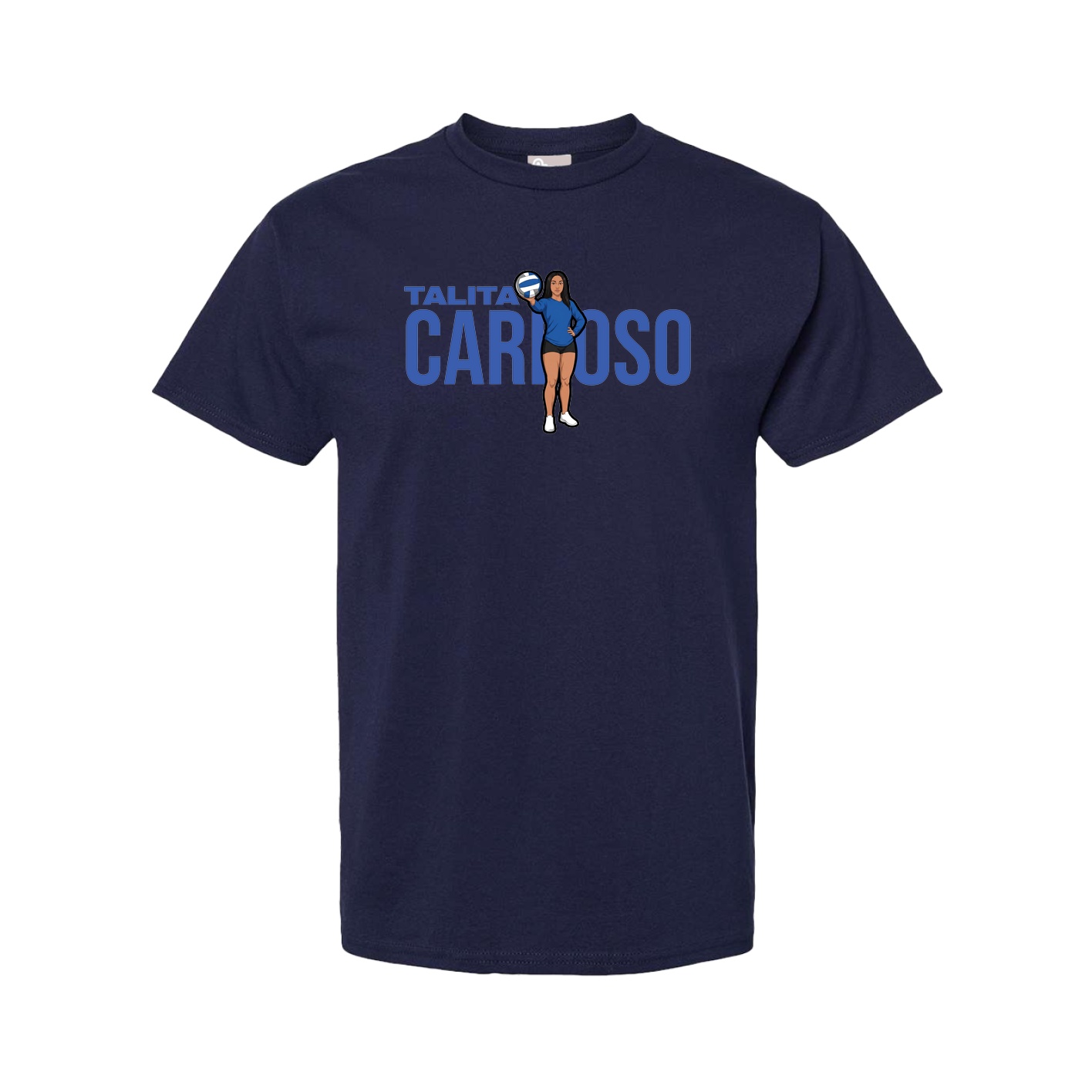 Youth Tee — Player Name in Navy