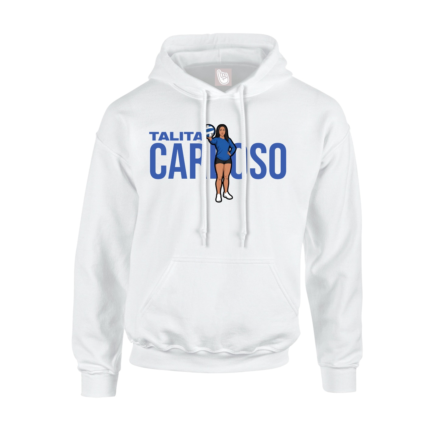 Hoodie — Player Name in White