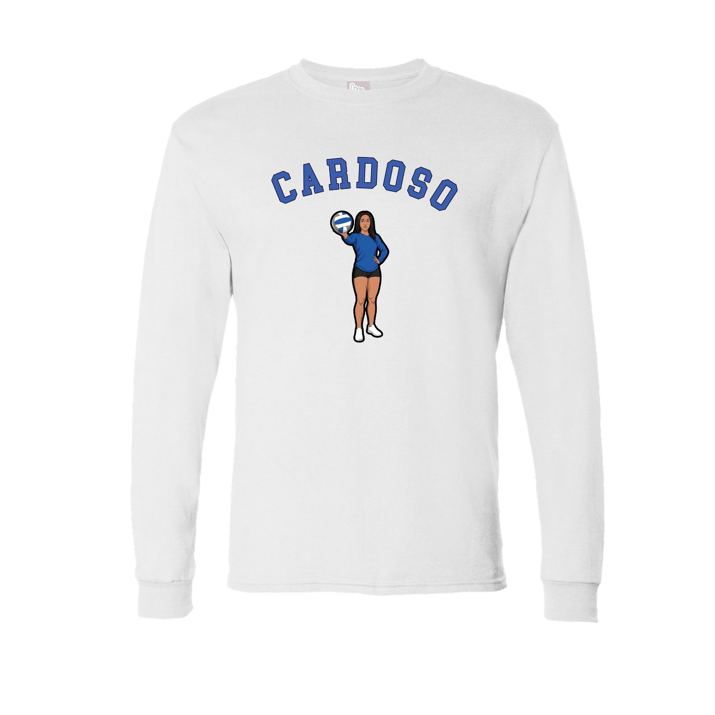 Long Sleeve Tee — Shirsey Arch in White