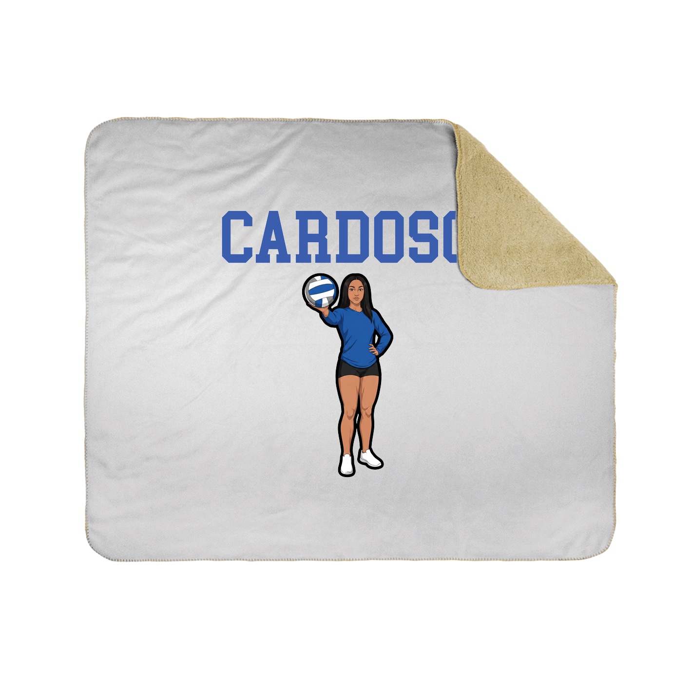Throw Blanket — Shirsey in White