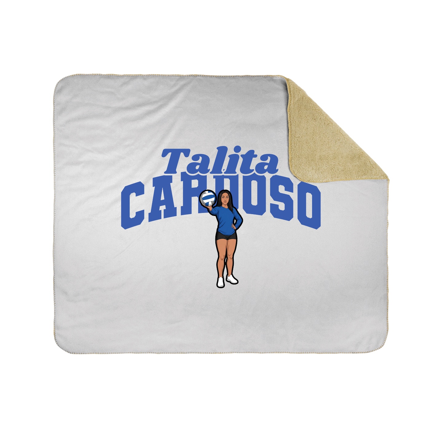 Throw Blanket — Signature Arch in White