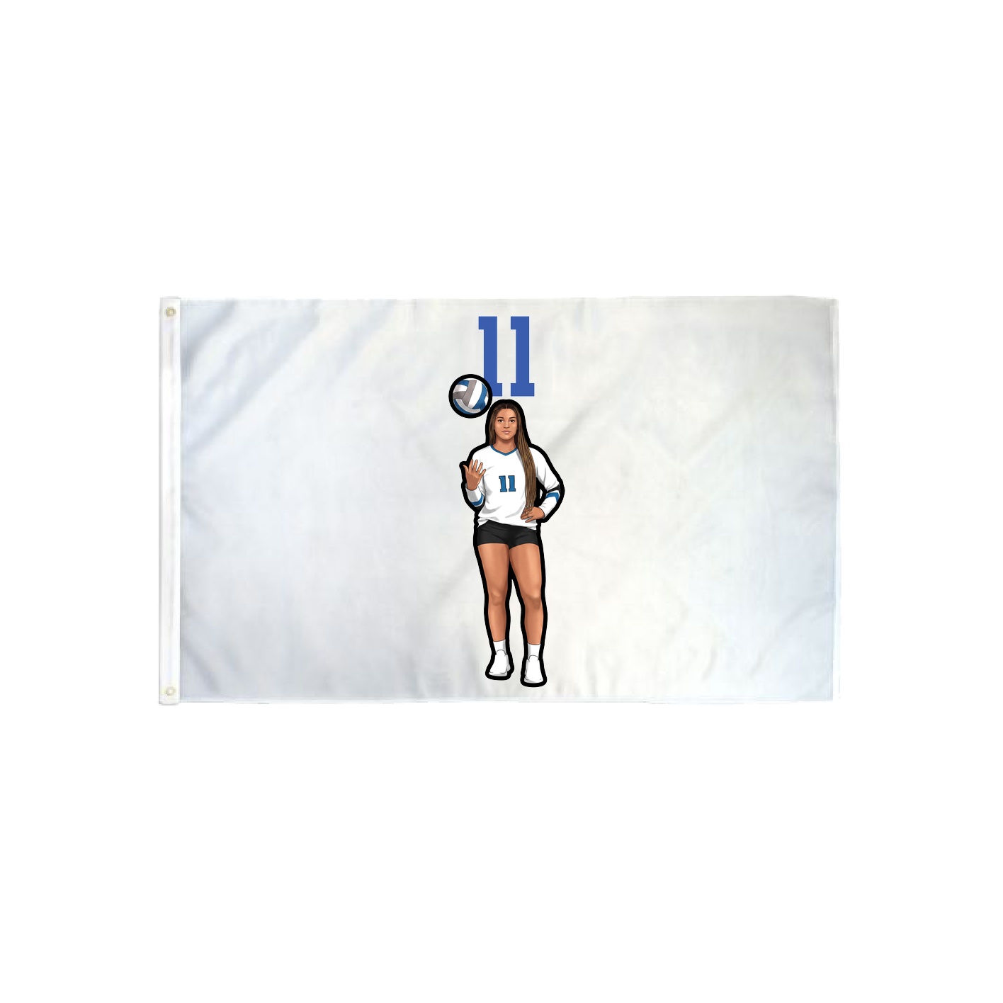 3x5 Flag — Number Top in Classic