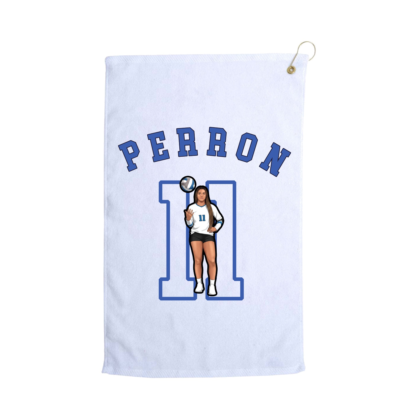 Golf Towel — Shirsey Arch in White